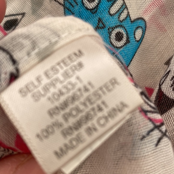 Scarf Bundle of 5 Cat theme - Picture 5 of 8